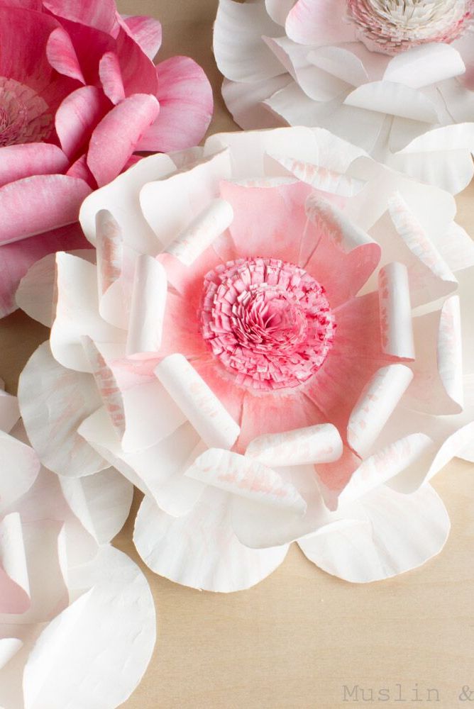 21 DIY Paper Flowers - How to Make Paper Flowers