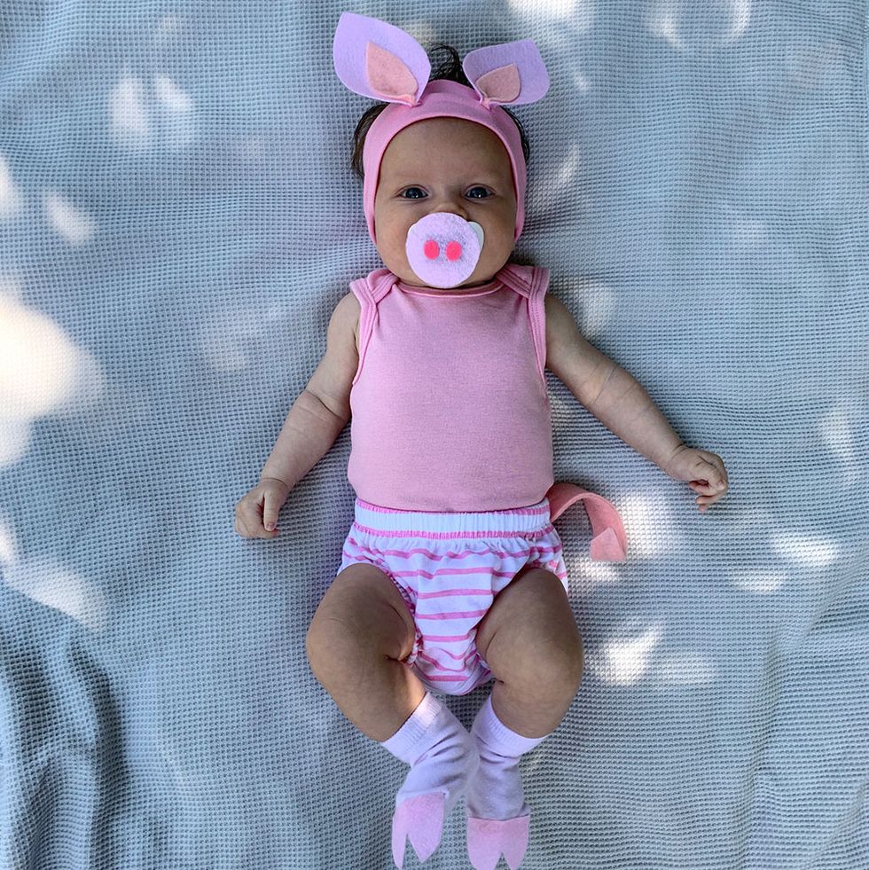 diy pig costume for babies