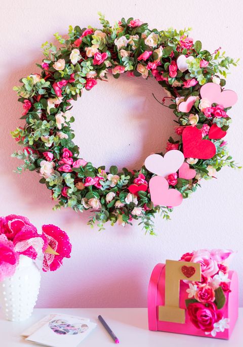 valentines wreaths rose