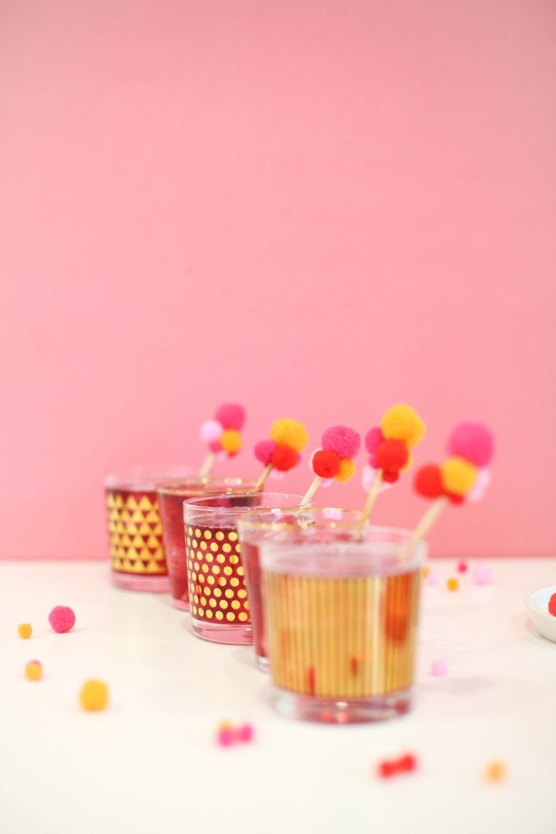 pom pom stirrers