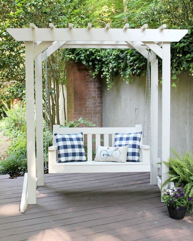 16 Porch Swing Plans - DIY Porch Swing