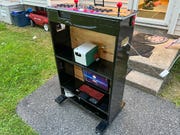 step by step process in building the projectorcade