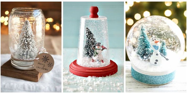 15 DIY Snow Globes - How to Make Homemade Snow Globes