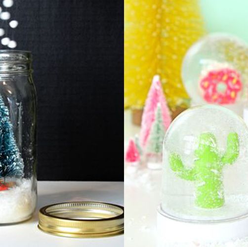 DIY Holiday Snow Globes < Craftidly
