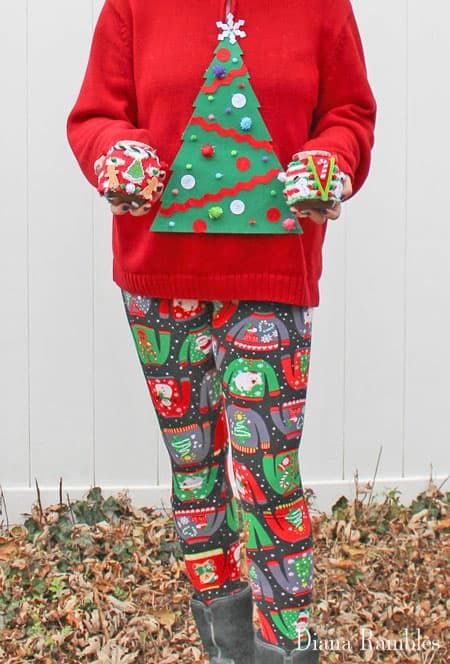40+ DIY Ugly Christmas Sweater Ideas - Happiness is Homemade