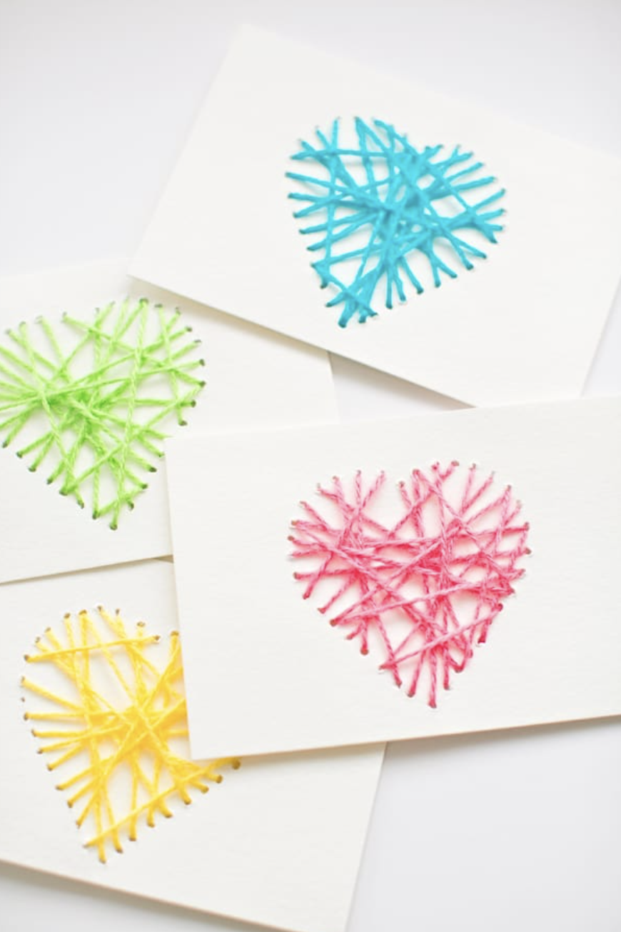 Pipe Cleaner Lollipop Valentine's Card - The Joy of Sharing