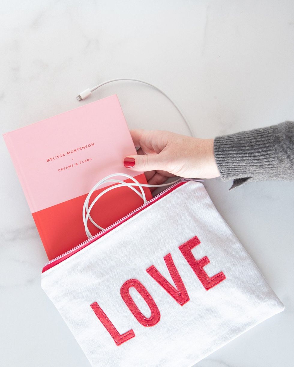 diy valentines day gifts canvas zip bags