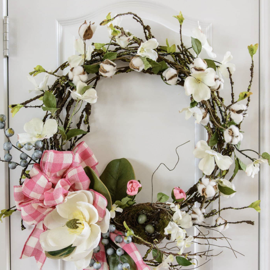 diy valentine's wreaths magnolia wreath