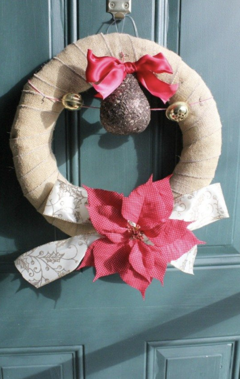 diy valentine's wreaths burlap