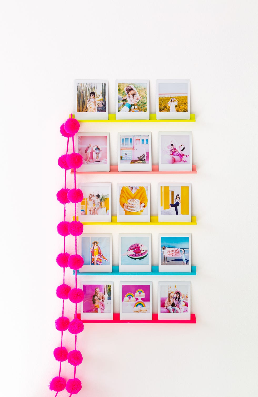 DIY Wall Decor Ideas - Mini Photo Ledge