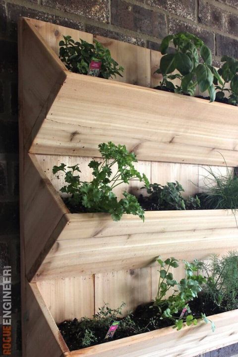 raised garden bed ideas diy wall planter rogue engineer