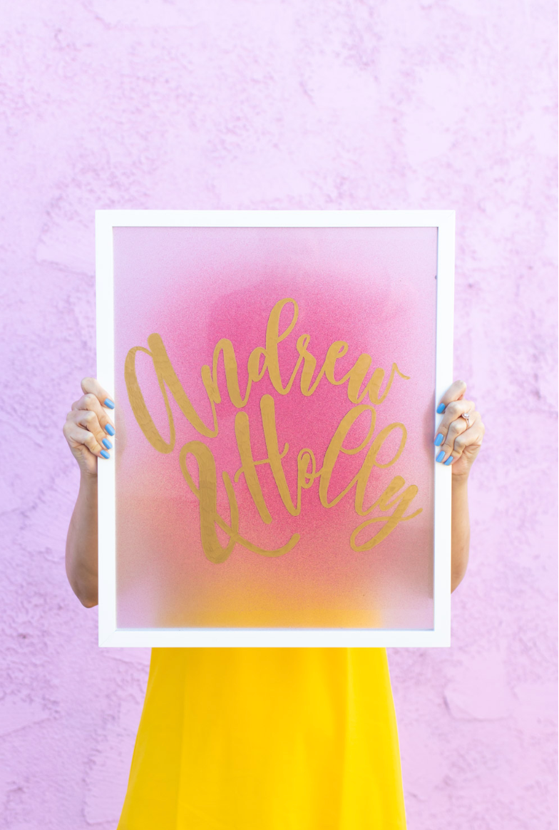diy wedding decorations calligraphy sign