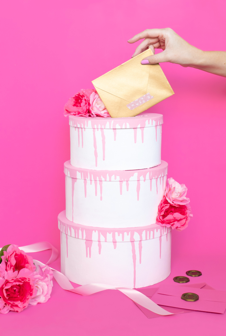 diy wedding decorations tiered cake card box