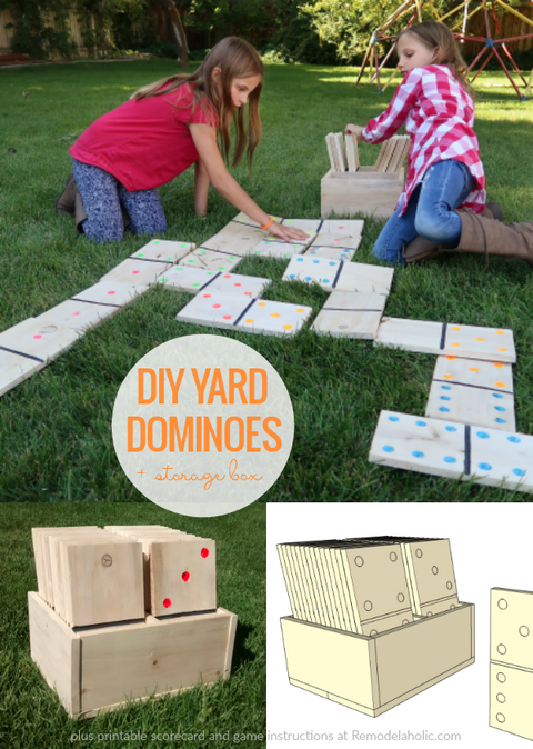diy yard dominoes picnic games