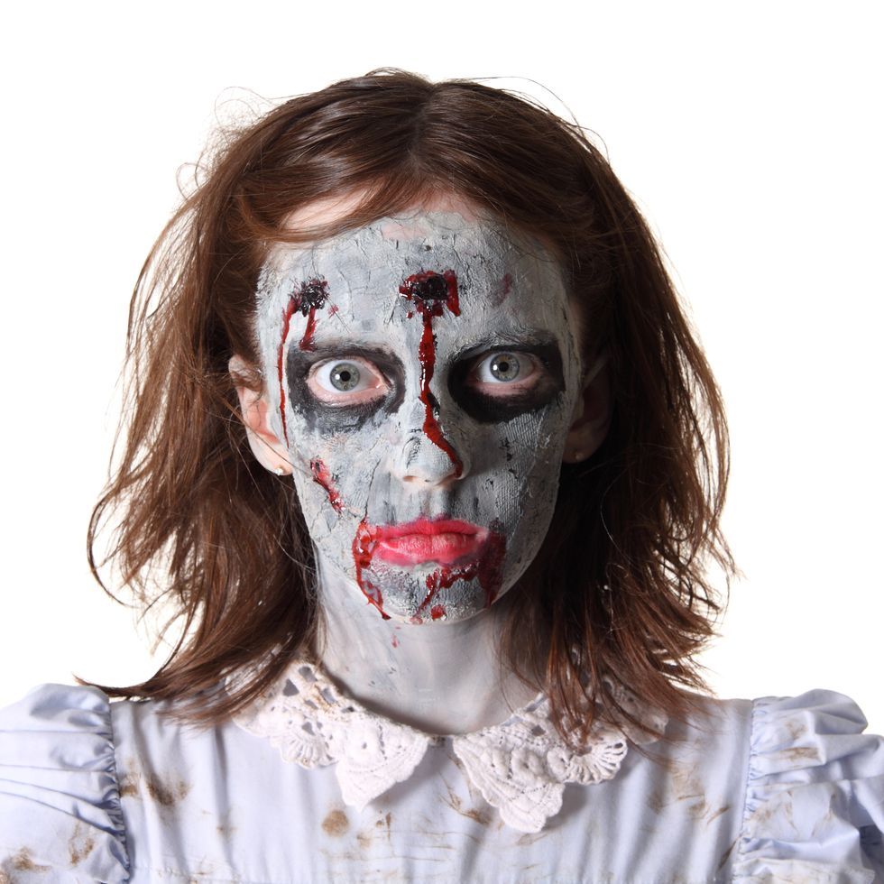 easy zombie makeup for girls