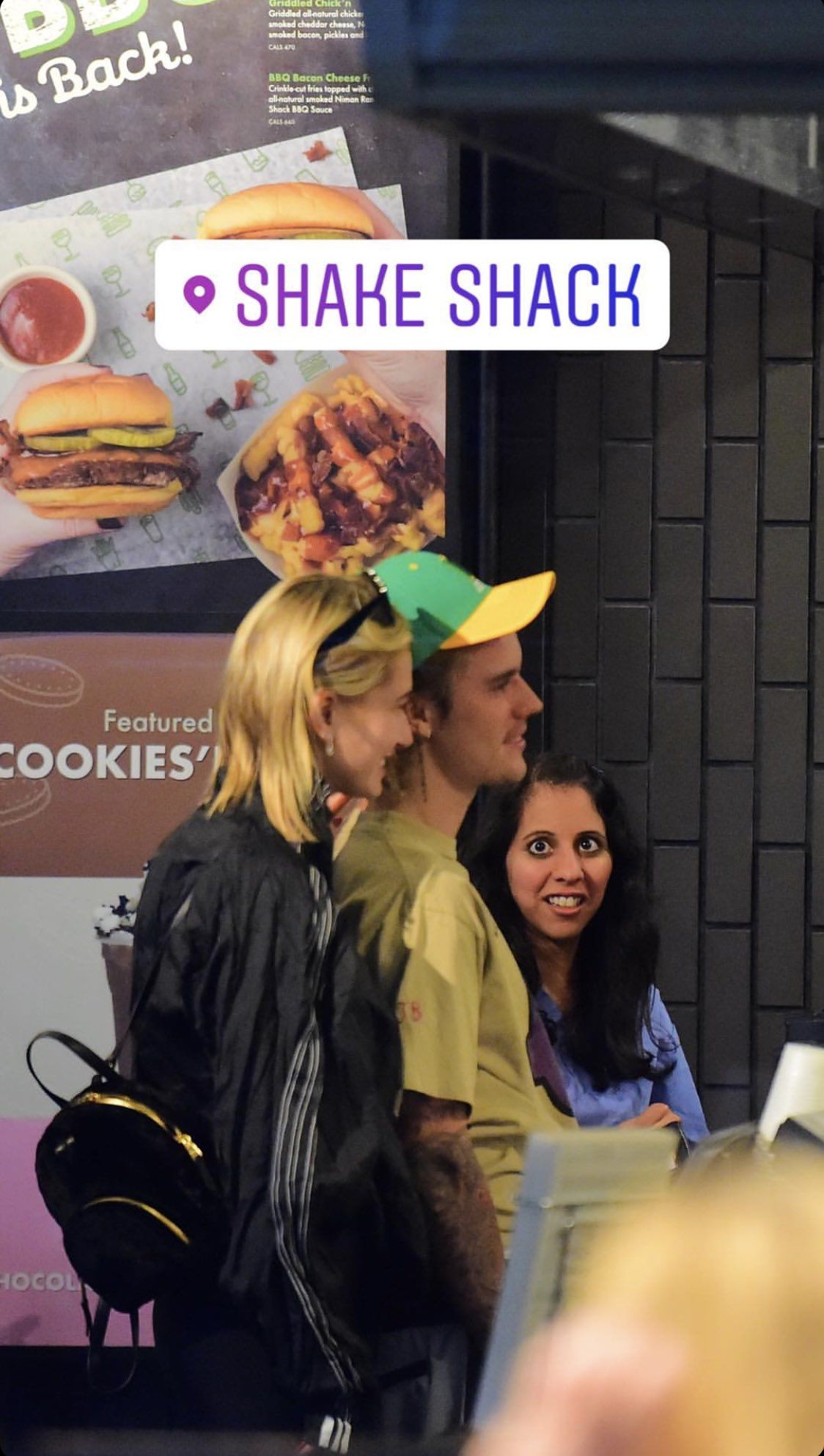 Justin Bieber and Hailey Baldwin grab some fast food at Shake Shack