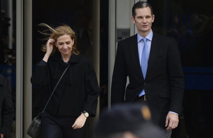 infanta cristina e inaki urdangarin