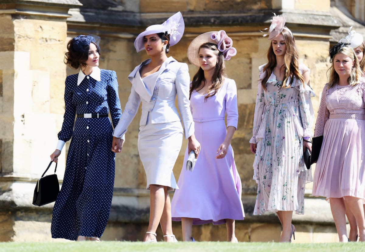 Las actrices de Suits arrasan en la boda de Meghan y Harry