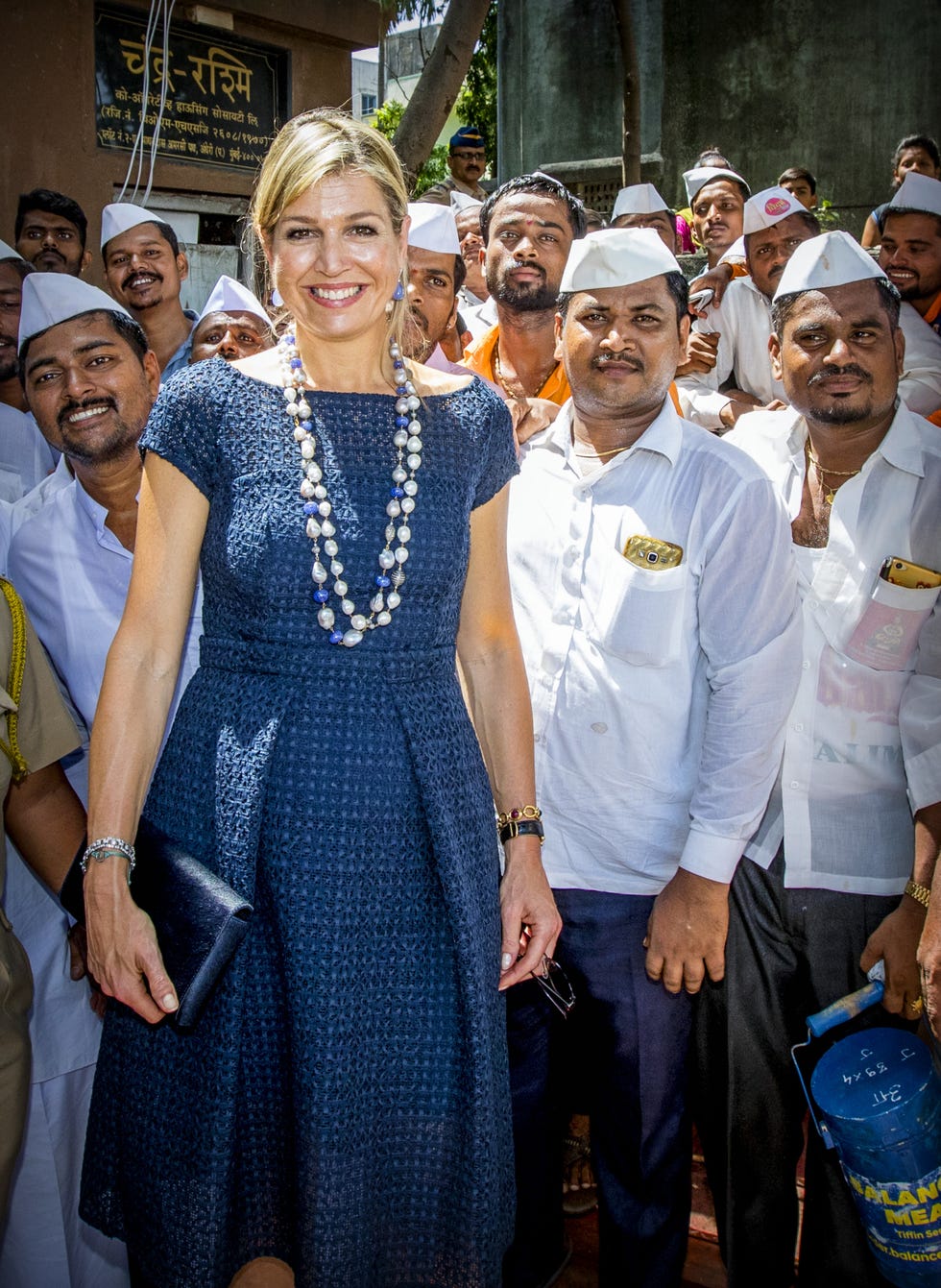 Máxima de Holanda en India