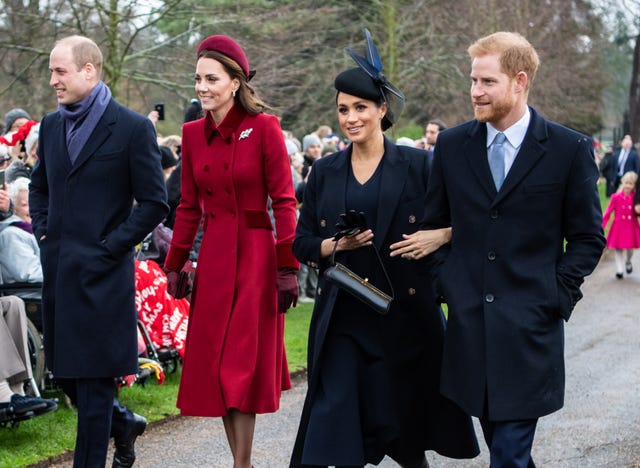 Duques de Sussex y duques de Cambridge