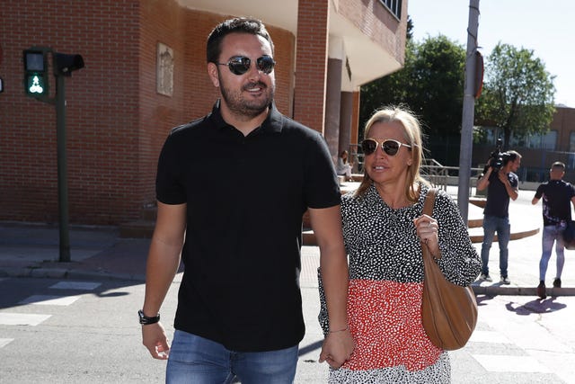 Miguel Moreno y Belén Esteban