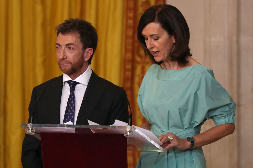 presenter pablo motos during the delivery of order civil merit  orden del merito civil at palacereal in madrid on wednesday, 19 june 2019