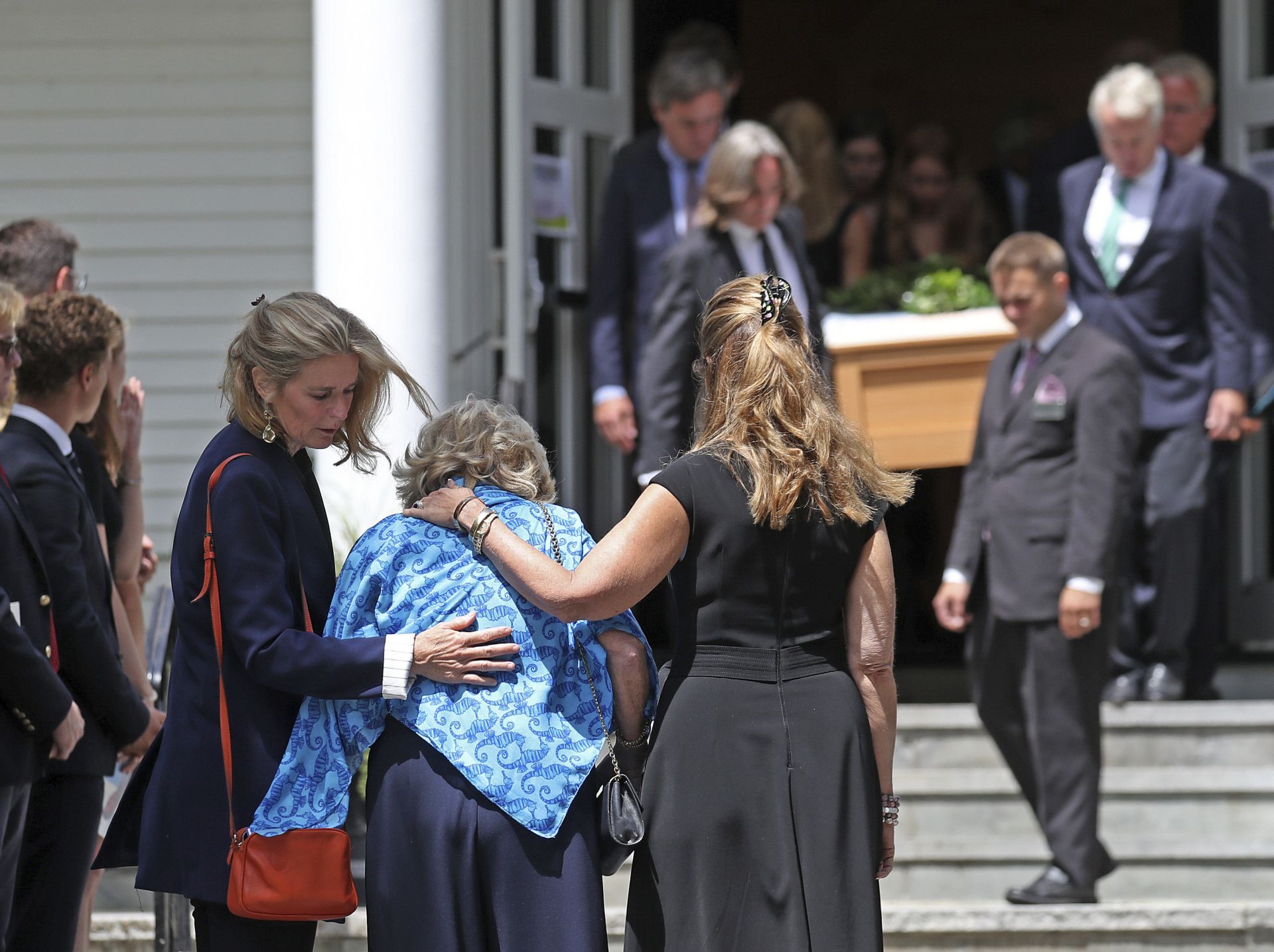 Los Kennedy al completo en el funeral de Saoirse Rosine