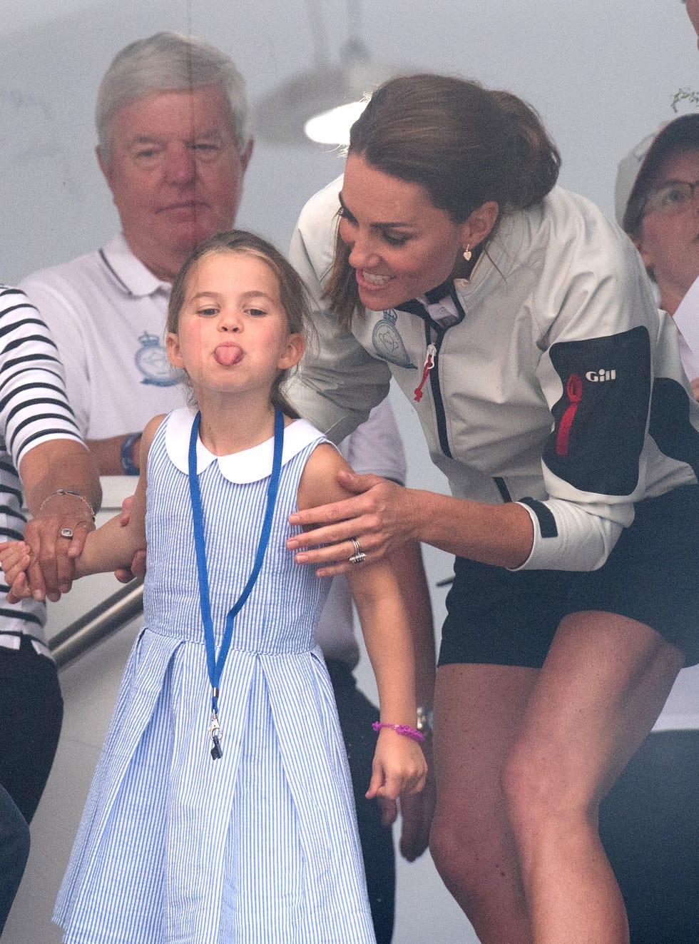 Carlota de Cambridge  en la regata de la copa del Rey. 