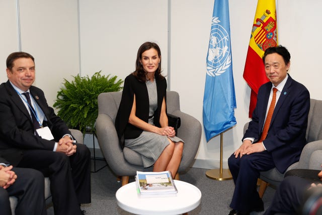 Letizia asiste al evento principal sobre el Objetivo 12 de Desarrollo Sostenible (OSD12):