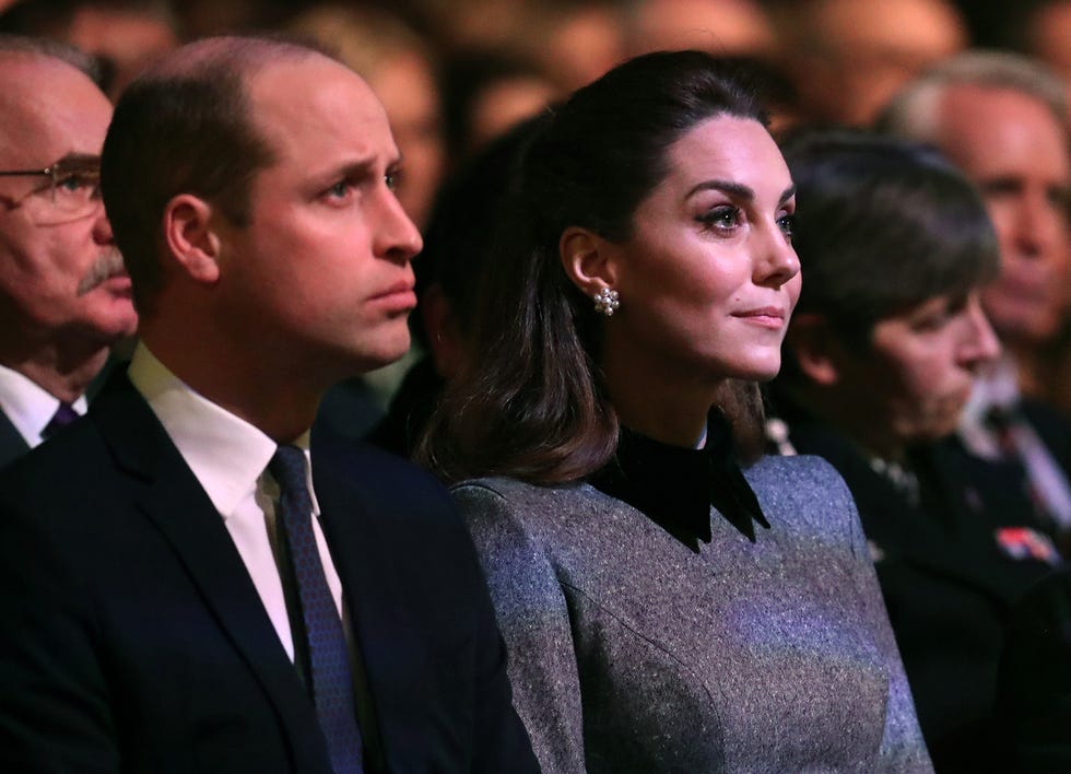 guillermo y kate middleton acuden a la ceremonia por las victimas del holocausto