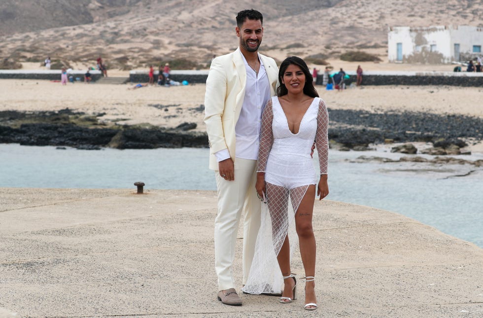asraf beno e isa pantoja en la boda de anabel pantoja