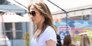jennifer lopez is spotted arriving to have lunch with her children in la