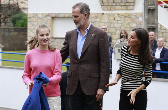 princesa leonor rey felipe reina letizia