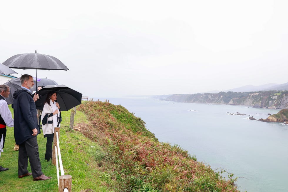 during a visit to cadavéu concejo de valdés as winner of the 33th annual exemplary village of asturias awards, spain, on saturday 29 october 2022