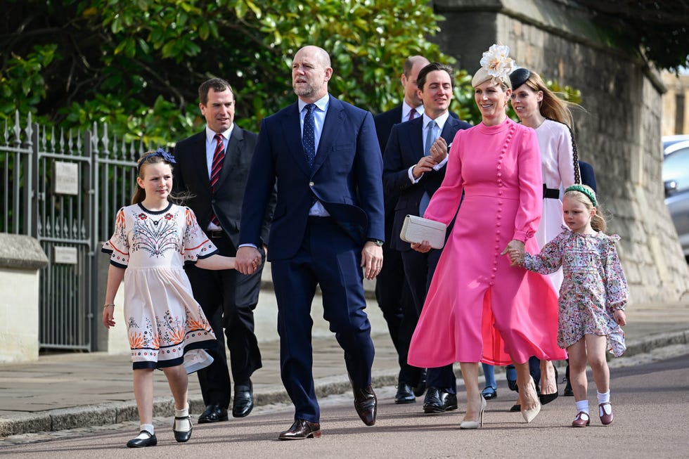 mia grace tindall, peter phillips, mike tindall, prince william, zara phillips, edoardo mapelli mozzi, mia grace tindall y princess beatriz
