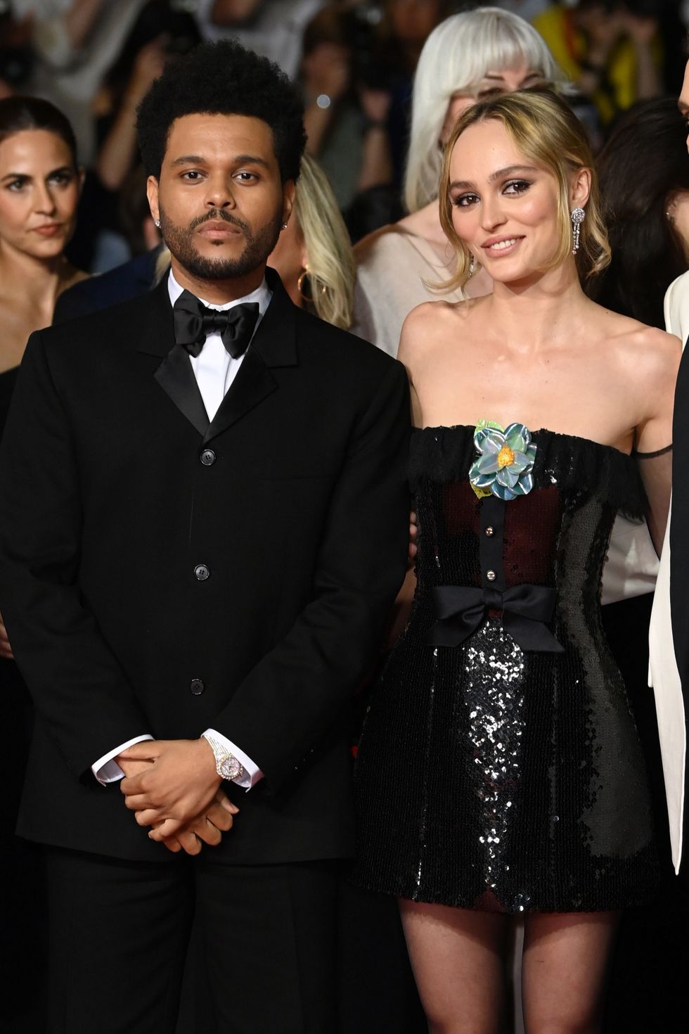 lily rose depp the weeknd cannes