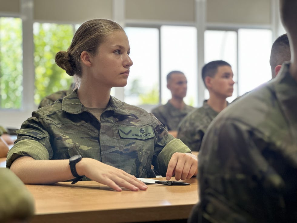 princesa leonor en la academia general