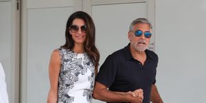 george clooney and his wife amal clooney arrive at venice film festival 2023