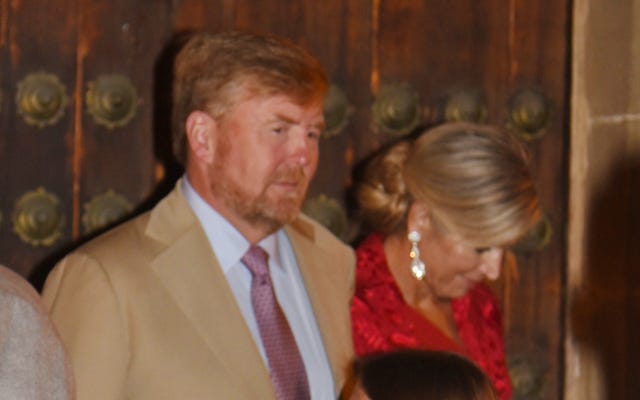king willem alexander,queen maxima during prewedding of victoria de hohenlohe and maxime corneille in jerez de la frontera on friday, 13 october 2023