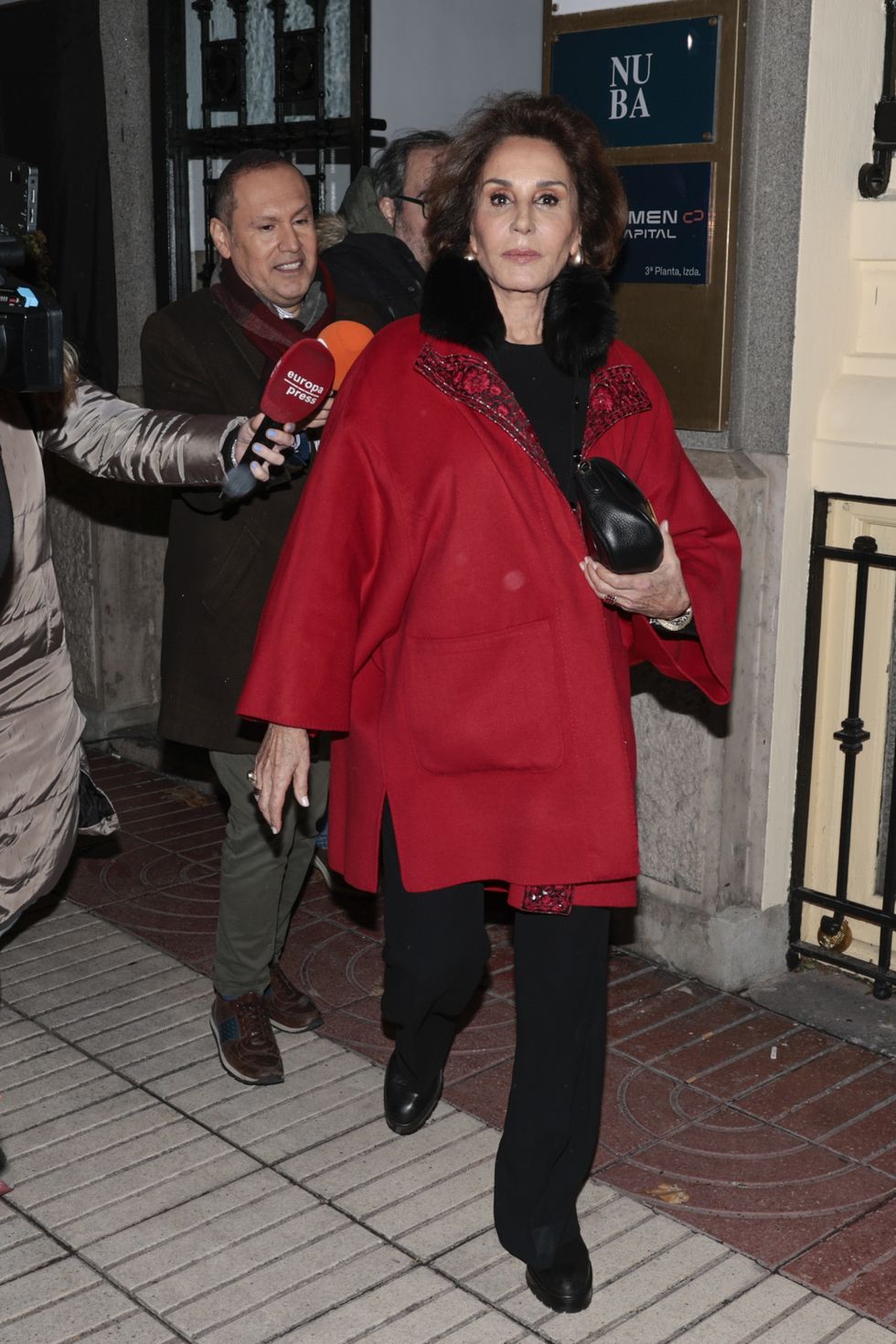 nati abascal at photocall for maribelyebenes event in madrid on tuesday, 16 january 2024