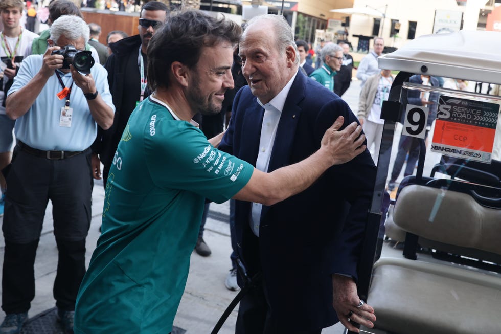 rey juan carlos fernando alonso
