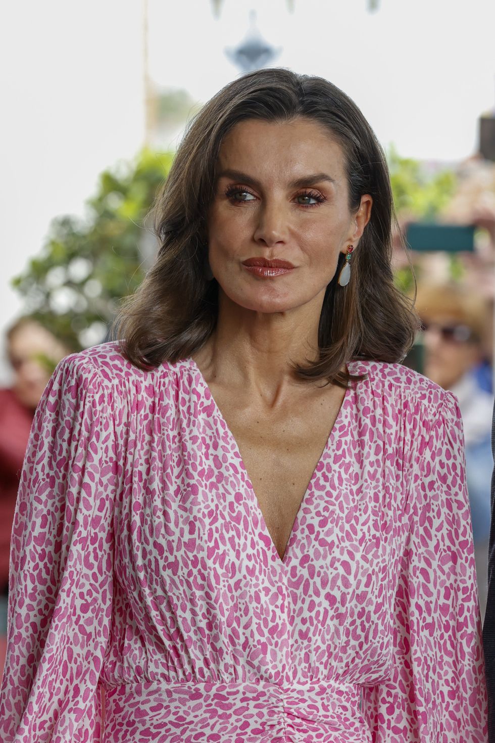 spanish queen letizia during the delivery of gold medals for merit in the fine arts 2022 in cadiz on wednesday, 3 april 2024