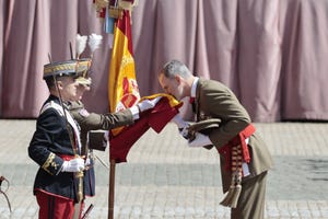 rey felipe vi jura bandera