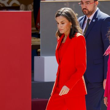 spanish king felipe vi and queen letizia during spain's national armed forces day 2024 in oviedo on saturday, 25 may 2024