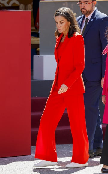 spanish king felipe vi and queen letizia during spain's national armed forces day 2024 in oviedo on saturday, 25 may 2024