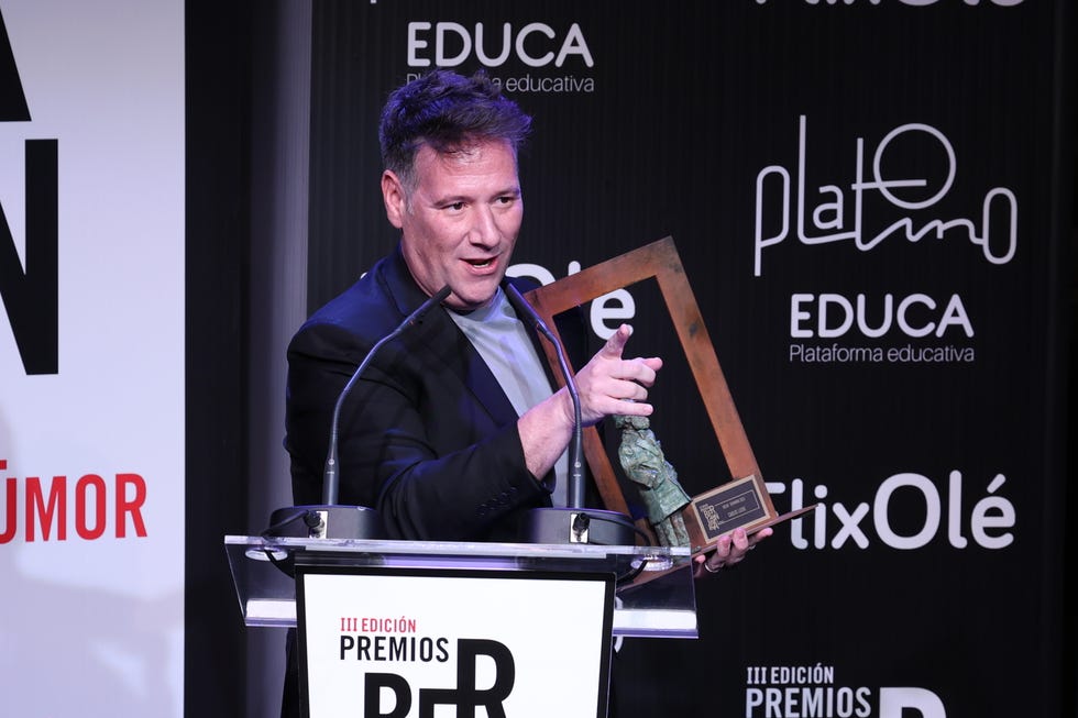 actor carlos latre during 3 edition of berlanga del humor awards in madrid on monday, 27 may 2024