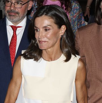 spanish queen letizia during solo de ciencia awards in madrid on tuesday, 28 may 2024