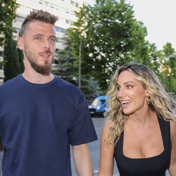 soccerplayer david de gea and singer edurne garcia arriving to the taylor swift's concert in madrid may 30 2024