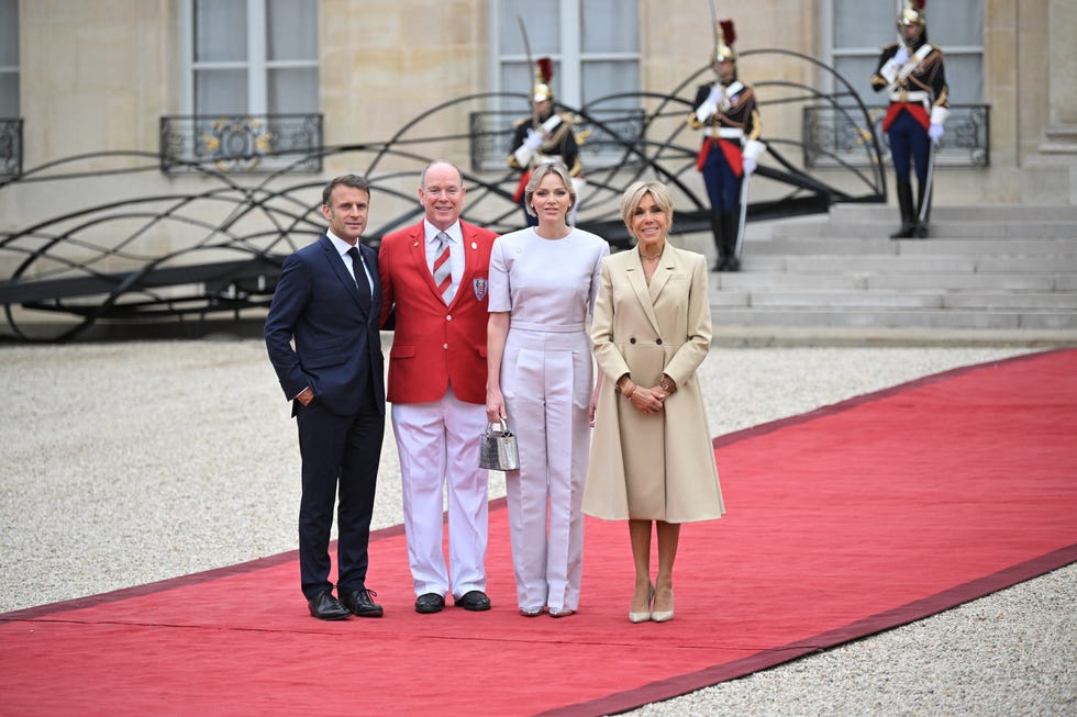 principe alberto princesa charlene paris 2024