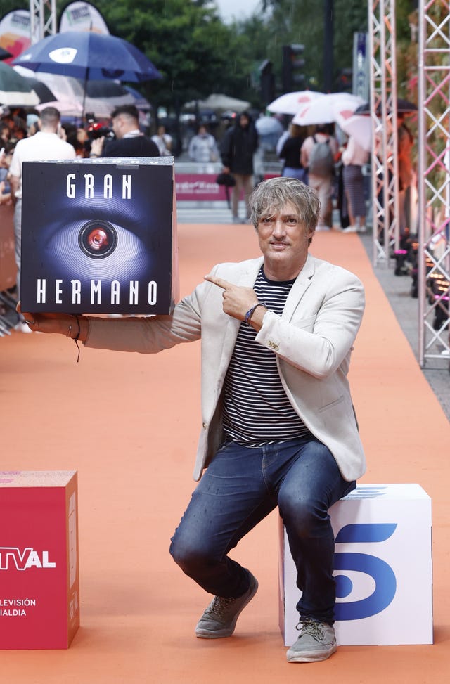 ismael beiro at photocall for premiere gran hermano during the 16 edition of festval 2024, vitoria television festival 2024 in vitoria, on 02 september 2024